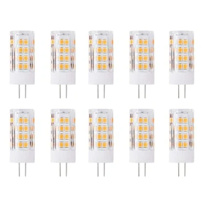 Afbeelding van WULUN G4 ledlampen, 5 W, 50 warmwit, 3000 K, 500 lm, AC 220 240 V, ledlamp, niet dimbaar, 10 stuks
