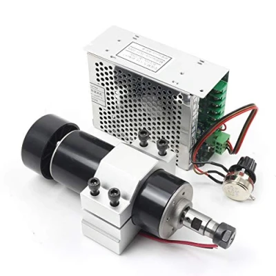 Afbeelding van RATTMMOTOR Luchtkoelset, 500 W, ER11 spindelmotor, 0,5 kW, 12000 tpm, 220 V PWM cruise control, 52 mm montagebeugel met graveerschroeven