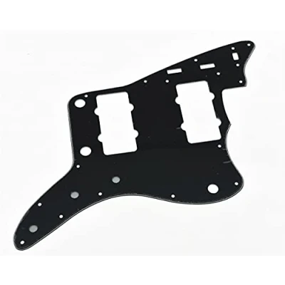 Afbeelding van Dopro Amerikaanse Vintage Jazzmaster Gitaar Pickguard Scratch Plate JM met Schroeven voor Fender Zwart 3 Ply (BWB)
