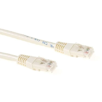Afbeelding van ACT IB3307 U/UTP CAT6A Patchkabels RJ45 Connectoren Ivoor 7 meter