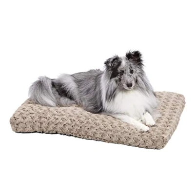 Afbeelding van MidWest Homes for Pets Ombré Swirl pluche huisdierbed; 76,2 cm lang huisdierbed voor middelgrote honden/kattenrassen, 40630 STB, mokka