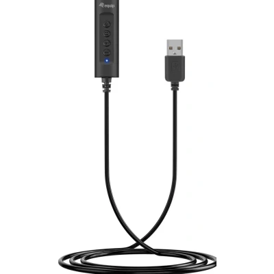 Afbeelding van Equip Audiokabeladapter USB A &gt;1X Klinkenbuchse 4pin St/Bu