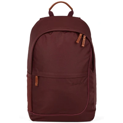 Afbeelding van satch Schoolrugzak Rugzak met laptopvak Fly Daypack 18L Pure Ruby Wijnrood