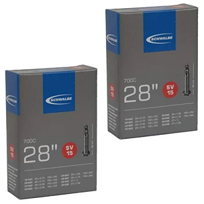Afbeelding van Schwalbe 700 x 18 28c racefiets binnenbanden Presta 40mm lange klep (paar)