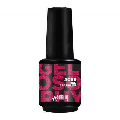 Afbeelding van Gelosophy Gelpolish #098 Red Sparkler 15ml