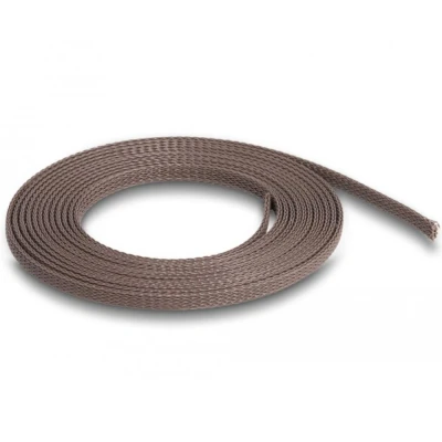 Afbeelding van Delock Geflechtschlauch nagerfest dehnbar 2 m x 3 mm braun