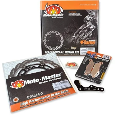 Afbeelding van Moto Master Remschijf 310026 Flame Floating Offroad Kit Rotor Adapter Pads 270MM
