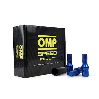 Afbeelding van Set Bouten OMP 27 mm Blauw 20 uds M12 x 1,25