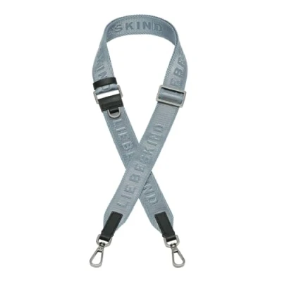 Afbeelding van LIEBESKIND BERLIN Schouderriem Accessoires voor tassen Logo Webbing Strap 3,2 cm Blue Heaven Blauwgrijs