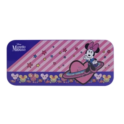 Afbeelding van Lip Smacker, Minnie Cosmic Candy &amp; Face Tin, Make up Etui met 11 Kleuren en Accessoires voor Lippen Gezicht, Leuke Kit, Kleurrijke Accessoires, Speelgoed Cadeau Kinderen