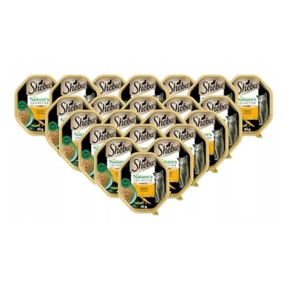 Afbeelding van Sheba Nature`s Collection in Sauce fijnste natvoer voor katten de schaal met kalkoen en wortelen 22 x 85 g