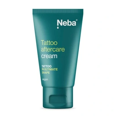 Afbeelding van Neba Tattoo Nazorg Balsem met D Panthenol en Aloë Skin After Care Balm Huidverzorging voor vers getatoeëerde huid Verse tatoeages Veganistisch Tube 50 ml