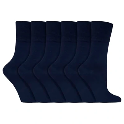 Afbeelding van Gentle Grips Heren Sokken veelkleurig Groot, blauw, Large