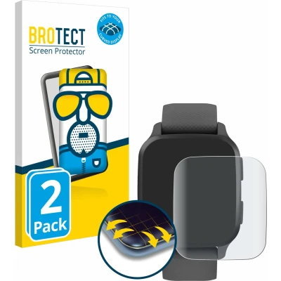 Afbeelding van BROTECT Full Cover Antireflecterende Screen Protector voor Garmin Venu Sq 2 / Music (2 Stuks) Schermbeschermer, Mat