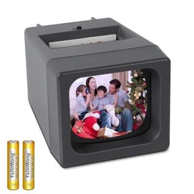 Afbeelding van DGODRT Led diaweergave voor oude dia&#039;s, 35 mm negatieven en diaprojectoren, (2 x AAA batterijen inbegrepen)