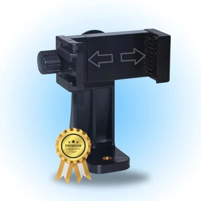 Afbeelding van TronicXL 360 Smartphone Statief Adapter Houder met ColdShoe Hotshoe Compatibel Apple iPhone Mobiele Telefoon Smartphones Camerastatief Tripod Mount Flash schoen