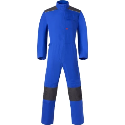 Afbeelding van Havep Overall Shift+Cordura Kniezak KORENBLAUW/CHAR. GRIJS MT 64