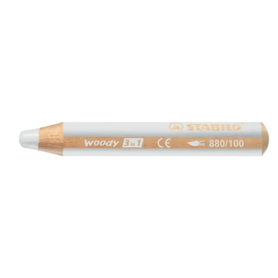 Afbeelding van Stabilo Woody Potlood 3 in 1 Wit