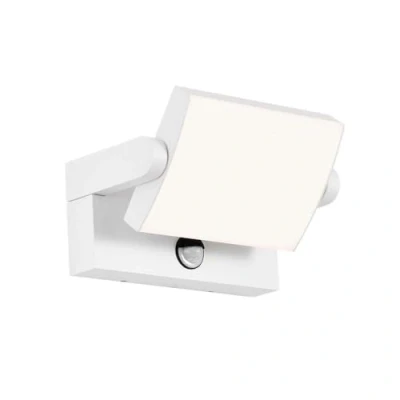 Afbeelding van V TAC VT 11020S W Draaibare LED Wandlamp met Sensor IP65 Wit 17W 2520 Lumen 3000K