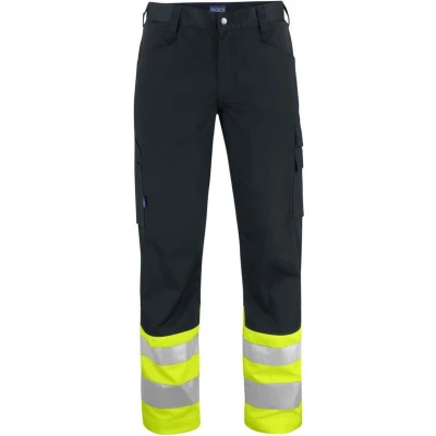 Afbeelding van ProJob 6533 SIGNALISATIEBROEK EN ISO 20471 KLASSE 1 646533 Geel/Zwart