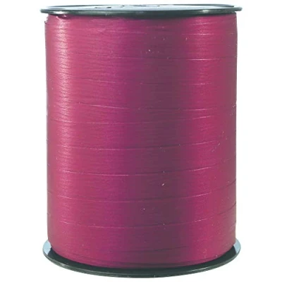 Afbeelding van Clairefontaine 601582C spoel cadeaulint mat (250 m x 10 mm, ideaal voor knutselprojecten en geschenken) 1 stuk bordeaux