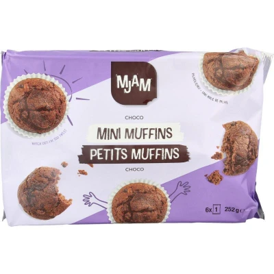 Afbeelding van Mjam Chocolade muffins bio 252 g