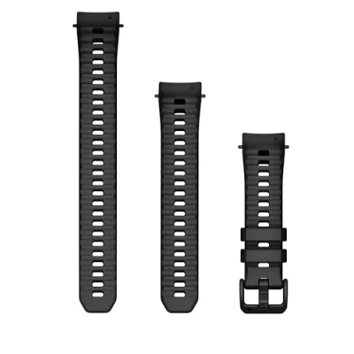 Afbeelding van Garmin Instinct E reservearmband 40 mm antraciet 2 maten carbon, Koolstof