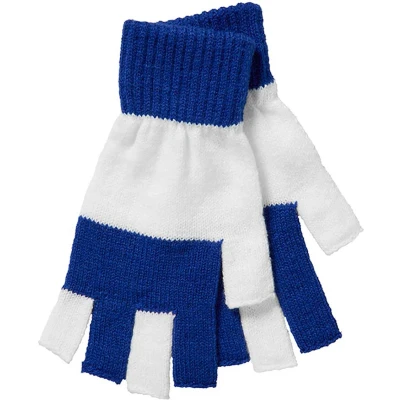 Afbeelding van Apollo Vingerloze handschoenen carnaval kobalt blauw/wit one size uniseks fingerless gloves