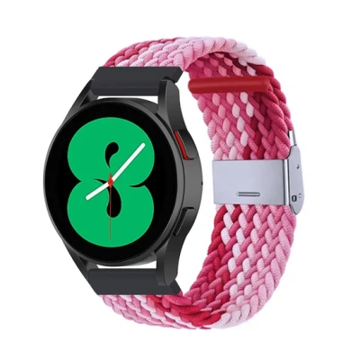 Afbeelding van Braided nylon bandje Roze gemêleerd Xiaomi Mi Watch / S1 Pro Active S2