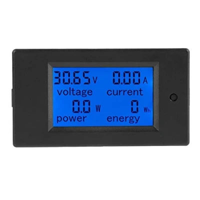 Afbeelding van Spanningsstroommeter, digitale multimeter, lcd voltmeter, DC 6,5 100 V, stroommeter elektrische energie, volt, meter, 50/100 A shunt (50A stroomshunt)
