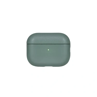 Afbeelding van Native Union Klassieke hoes voor AirPods Pro 2, premium plantaardig materiaal, ondersteunt draadloze opladers, compatibel met Pro, 2e generatie (Leeggroen)