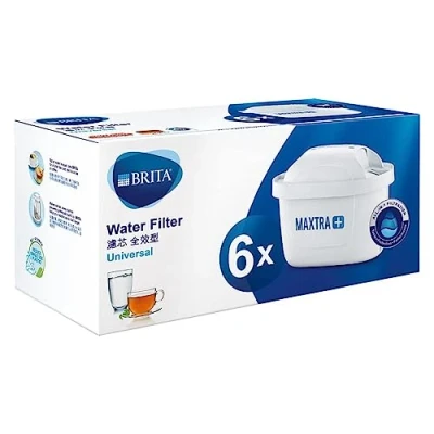 Afbeelding van BRITA Maxtra+ waterfilter cartridges, wit, plastic, 6 stuks