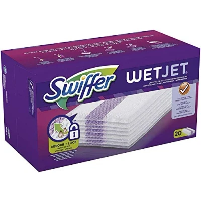 Afbeelding van Swiffer Wetjet Refill, paars, 4x20 stuks