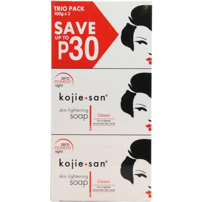 Afbeelding van Kojie San skin lightening zeep 3 x 100 gr
