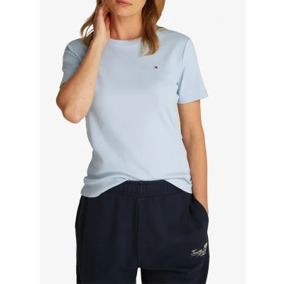 Afbeelding van Tommy Hilfiger SLIM CODY Tshirt basic, Dames, Maat: XXS, Breezy blue
