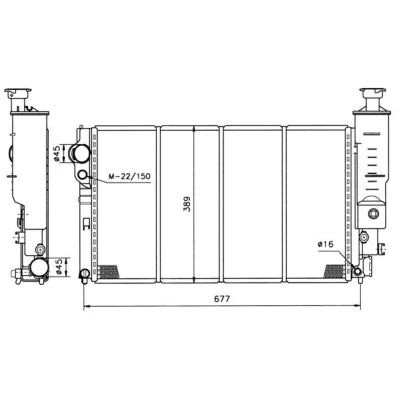 Afbeelding van Radiateur NRF 50400