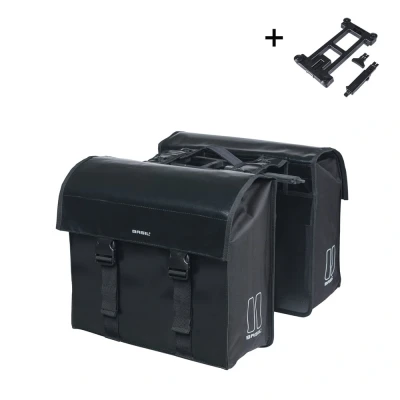 Afbeelding van Basil Dubbele tas Urban Load MIK 48 53l zwart