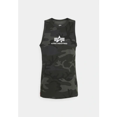 Afbeelding van Alpha Industries Basic TANK camo Top, Heren, Maat: Medium, Black