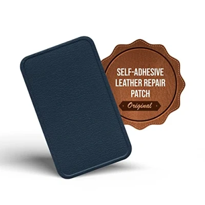 Afbeelding van Bruine MastaPlasta zelfklevende SUEDE REPAIR patches.
