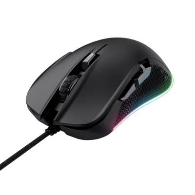 Afbeelding van Trust Gxt 922 Ybar Bedrade Gamingmuis Rgb verlichting 7200 Dpi Zwart