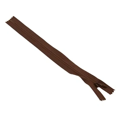 Afbeelding van LEDUC RVNAVN3 22 568 1 Trimz Invisible Zip ritssluiting, bruin, cm