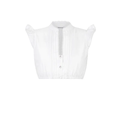 Afbeelding van Stockerpoint dirndlblouse satine, wit, 30 NL