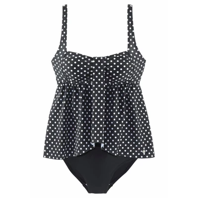 Afbeelding van LASCANA Shaping badpak zwart / wit