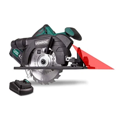 Afbeelding van VONROC Cirkelzaag 20V 150mm Incl. 4.0Ah accu en sneloplader