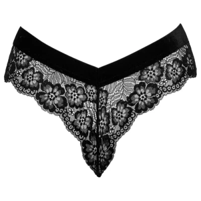 Afbeelding van Cottelli Kanten Slip Zwart