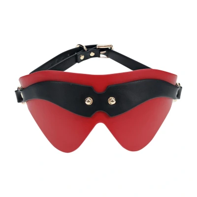 Afbeelding van Blinddoek Milan Collection Zwart/Rood