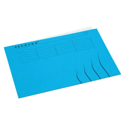 Afbeelding van Vouwmap Secolor A4 Blauw per 25