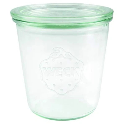 Afbeelding van Weck Inmaakpot 290 ml (hoogwaardig wegwerpglas, inmaakglas met glazen deksel; hittebestendig; geschikt voor de magnetron; ovenbestendig; rond randglas) 900, 6 stuks