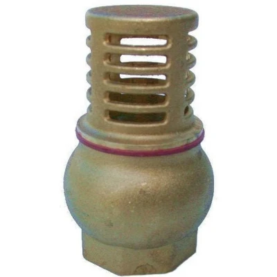 Afbeelding van Voetklep bol inclusief zuigkorf terugslagklep Nr 41 messing 1 1/4&quot;