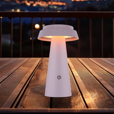 Afbeelding van Globo LED tafellamp op zonne energie 36624, roze, oplaadbare batterij, CCT, kunststof